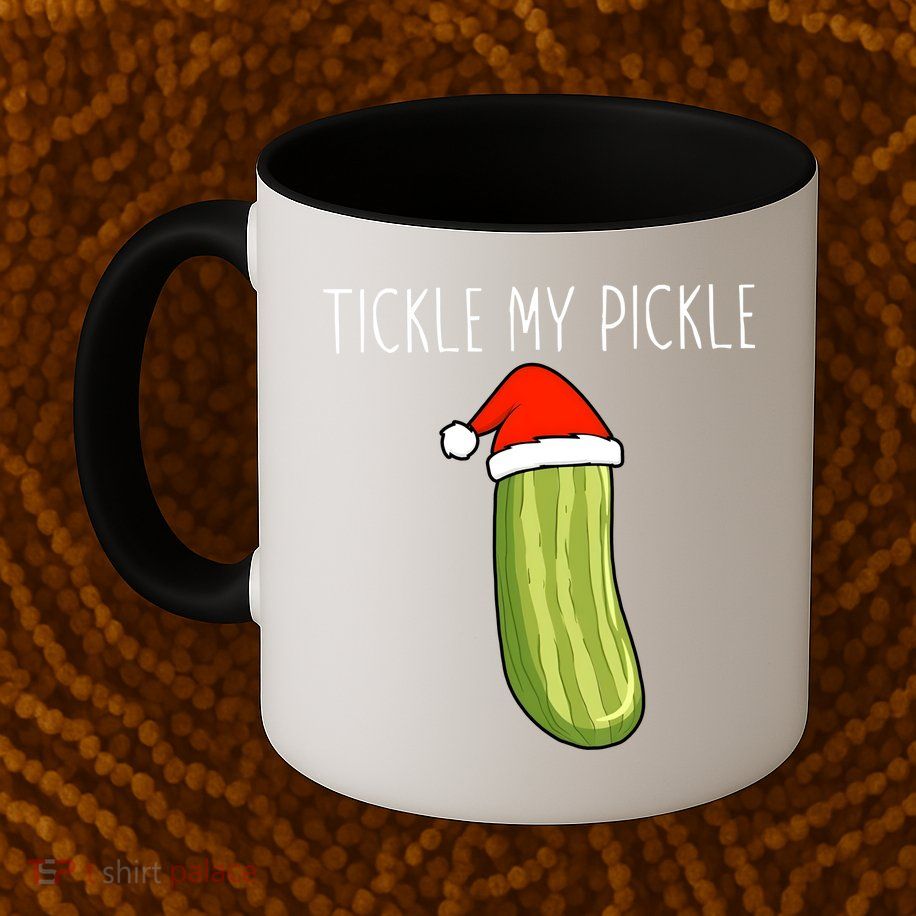 Christmas Couple Matching Tickle My Pickle Mug