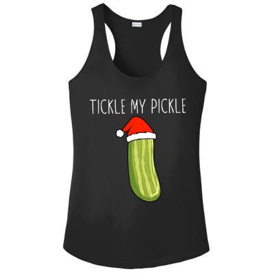 Christmas Couple Matching Tickle My Pickle Ladies PosiCharge Competitor Racerback Tank