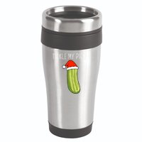 Christmas Couple Matching Tickle My Pickle 16oz Travel Tumbler