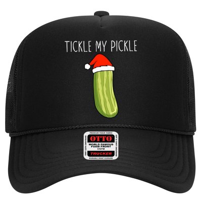 Christmas Couple Matching Tickle My Pickle Trucker Hat