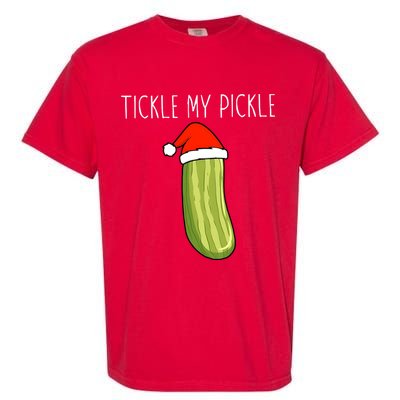 Christmas Couple Matching Tickle My Pickle Garment-Dyed Heavyweight T-Shirt