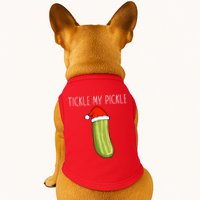 Christmas Couple Matching Tickle My Pickle Doggie Tank