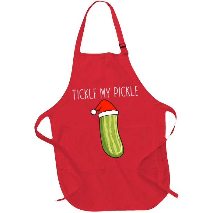 Christmas Couple Matching Tickle My Pickle Apron