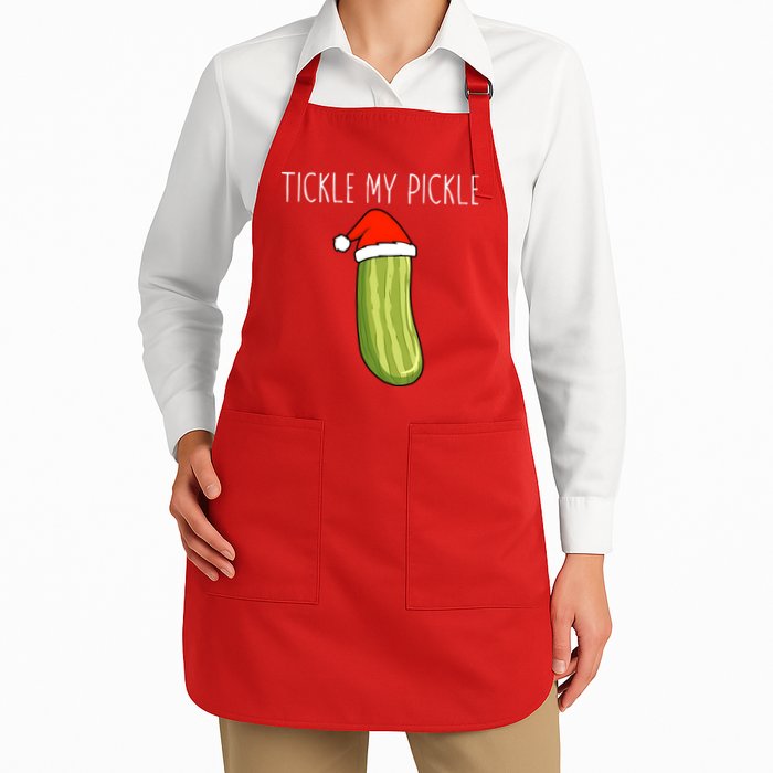 Christmas Couple Matching Tickle My Pickle Apron