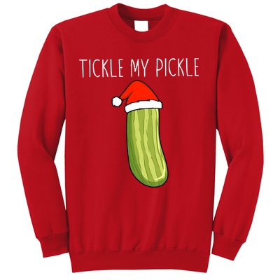Christmas Couple Matching Tickle My Pickle Sweatshirt