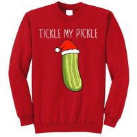 Christmas Couple Matching Tickle My Pickle Sweatshirt