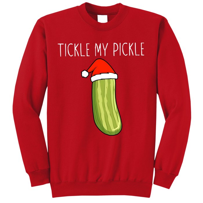 Christmas Couple Matching Tickle My Pickle Sweatshirt