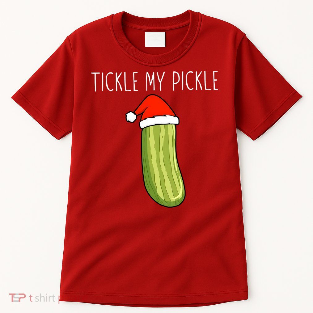 Christmas Couple Matching Tickle My Pickle Tall T-Shirt