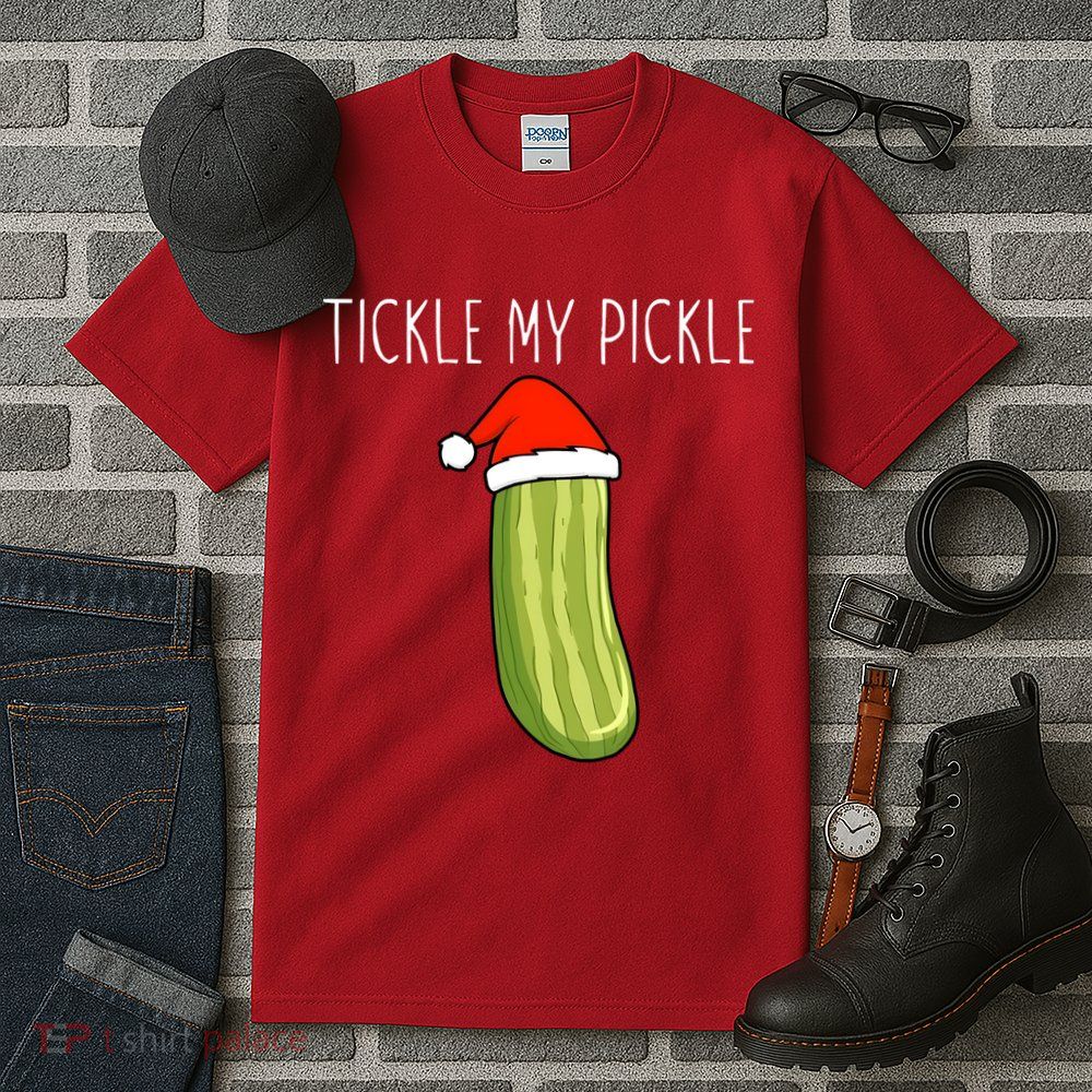 Christmas Couple Matching Tickle My Pickle Tall T-Shirt
