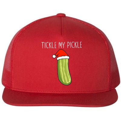 Christmas Couple Matching Tickle My Pickle Flatbill Hat