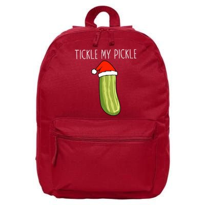 Christmas Couple Matching Tickle My Pickle 16 in Basic Backpack