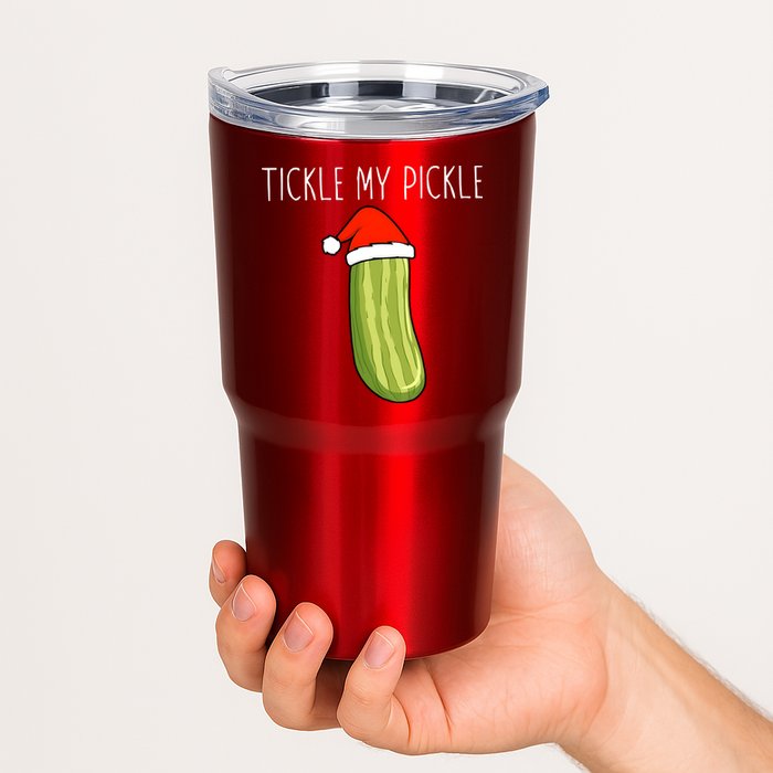 Christmas Couple Matching Tickle My Pickle Tumbler