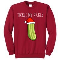 Christmas Couple Matching Tickle My Pickle Tall Sweatshirt