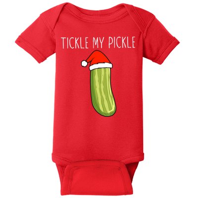 Christmas Couple Matching Tickle My Pickle Baby Bodysuit