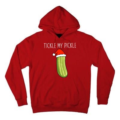 Christmas Couple Matching Tickle My Pickle Tall Hoodie