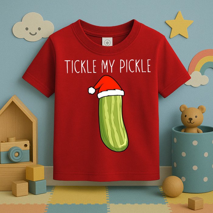 Christmas Couple Matching Tickle My Pickle Toddler T-Shirt