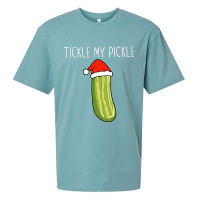 Christmas Couple Matching Tickle My Pickle Sueded Cloud Jersey T-Shirt