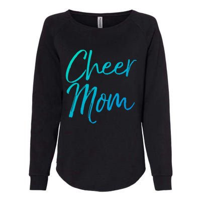 Cute Cheerleader Mother Gift Cheer Mom Gift Womens California Wash Sweatshirt