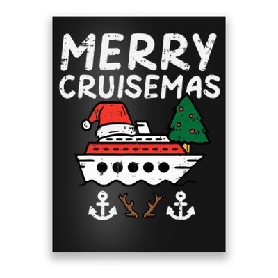 Christmas Cruise Merry Cruisemas Family Xmas Poster