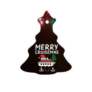 Christmas Cruise Merry Cruisemas Family Xmas Ceramic Tree Ornament