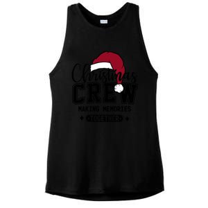 Christmas Crew Making Memories Together Ladies PosiCharge Tri-Blend Wicking Tank