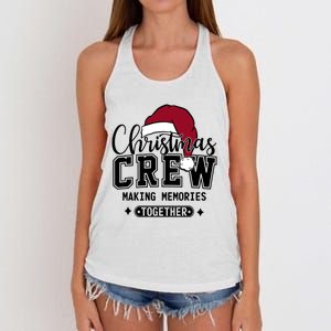 Christmas Crew Making Memories Together Women's Knotted Racerback Tank