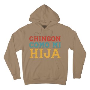 Chingon Con Mi Hija Dia Del Padre Awesome Like My Daughter Hoodie