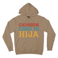 Chingon Con Mi Hija Dia Del Padre Awesome Like My Daughter Hoodie