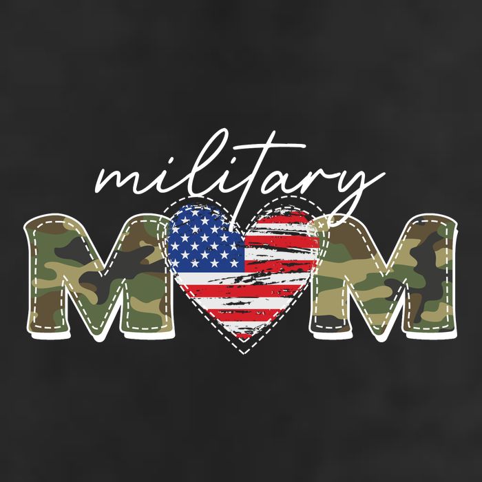 Cute Camouflage Military Mom American Flag Heart Trucker Hat