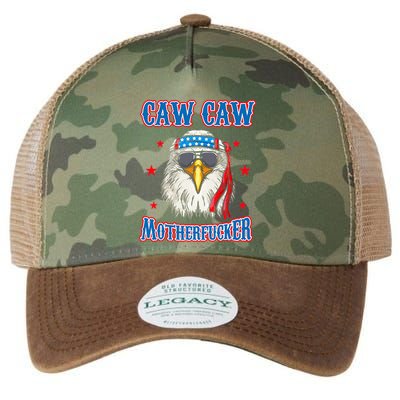 Caw Caw Motherfucker! Funny 4th Of July Patriotic Legacy Tie Dye Trucker Hat