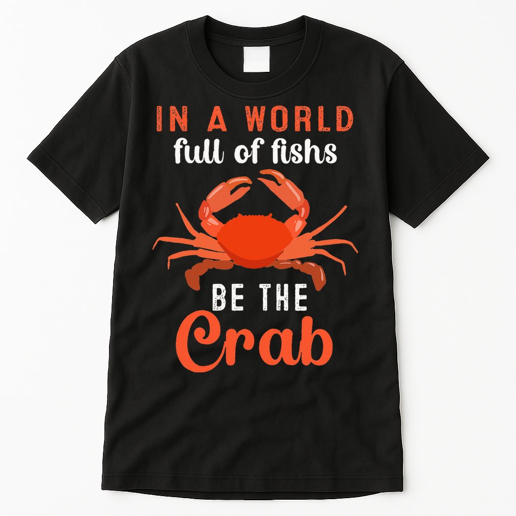 Crab Cancer Maryland Baltimore Crayfish Crabs Lobster Tall T-Shirt