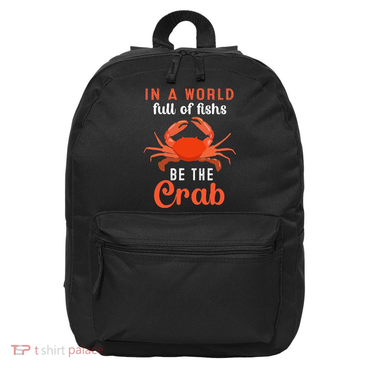 Crab Cancer Maryland Baltimore Crayfish Crabs Lobster 16 in Basic Backpack