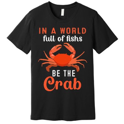 Crab Cancer Maryland Baltimore Crayfish Crabs Lobster Premium T-Shirt