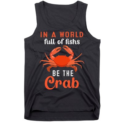Crab Cancer Maryland Baltimore Crayfish Crabs Lobster Tank Top