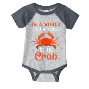 Crab Cancer Maryland Baltimore Crayfish Crabs Lobster Infant Baby Jersey Bodysuit