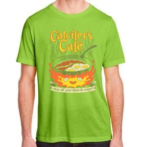 Calcifer's Cafe May All Your Bacon And Eggs Be Crispy Cooking Gift Adult ChromaSoft Performance T-Shirt