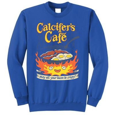 Calcifer's Cafe May All Your Bacon And Eggs Be Crispy Cooking Gift Sweatshirt