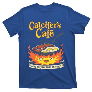 Calcifer's Cafe May All Your Bacon And Eggs Be Crispy Cooking Gift T-Shirt