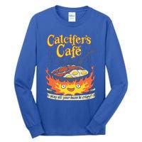 Calcifer's Cafe May All Your Bacon And Eggs Be Crispy Cooking Gift Tall Long Sleeve T-Shirt