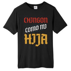 Chingon Con Mi Hija Dia Del Padre Awesome Like My Daughter Tall Fusion ChromaSoft Performance T-Shirt