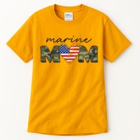 Cute Camouflage Marine Mom American Flag Heart Tall T-Shirt