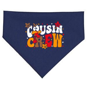 Cousin Crew Matchings Turkey Face Thanksgiving USA-Made Doggie Bandana