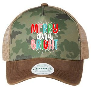 Cute Christmas Merry And Bright Legacy Tie Dye Trucker Hat