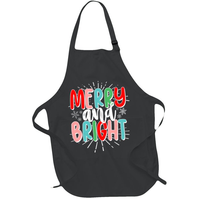 Cute Christmas Merry And Bright Apron