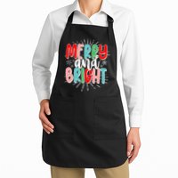Cute Christmas Merry And Bright Apron