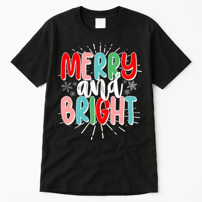 Cute Christmas Merry And Bright Tall T-Shirt