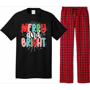 Cute Christmas Merry And Bright Pajama Set