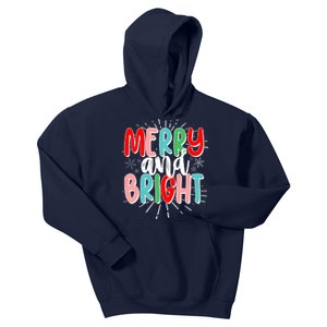 Cute Christmas Merry And Bright Kids Hoodie