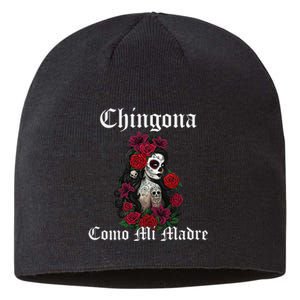 Chingona Como Mi Madre Latina Mexican Sustainable Beanie