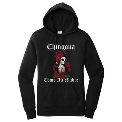 Chingona Como Mi Madre Latina Mexican Women's Pullover Hoodie